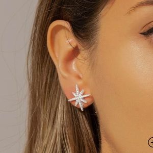 APM Monaco SINGLE MÉTÉORITES EARRING WITH PEARL